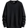 Generic Maglione a collo alto da uomo invernale da uomo idea regalo [moda autunnale] maglione casual da uomo a maniche lunghe giacca felpa, Nero , 8XL