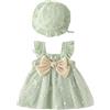 Generic Summer Newborn Infant Toddler Girls Lace Daisy Pagliaccetti Cappello da Sole Abiti Baby Girl Clothes Tuta Vestiti Lunghi Tulle