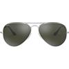 Ray-Ban 0RB3025 Occhiali da Sole, Silver/Grey, M Unisex-Adulto