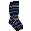 Gallo Calze lunghe bambino blu righe multicolor