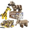 Clics Nano Clics Wildlife 250 - Set Costruzioni Educativo e Creativo per Bambini da 8 Anni in Su - 250 Pezzi di Blocchi da Costruzione per Ragazze e Ragazzi - Giocattoli Durevoli