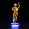 MENZAVA Kit di Illuminazione a LED Compatibile con LEGO 75398 C-3PO Modello da Costruire - Set di luci per a LED Il Modello (Non includere Il Modello)