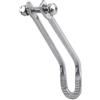 cyclingcolors portalampada supporto faro anteriore bici in acciaio inox compatibile con Niro, 90mm