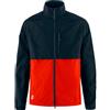 Fjällräven Fjallraven 12500138-555-214 HC Hybrid Wind Jacket M Giacca Uomo Dark Navy-Flame Orange Taglia XXL