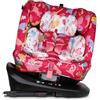 COSATTO Get Set GRO iSize - Seggiolino auto girevole a 360°, gruppo 0+123, 0-36 kg, 0-12 anni, ISOFIX, fissaggio superiore, lato posteriore esteso, esclusivo sistema anti fuga incluso (Dino Delite)