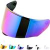 JQF Gear Visiera Casco Moto per Assault/Rapid/Stream,Sostituzione della Visiera della Lente del Casco del Parabrezza del Motociclo per FF800/FF353/FF328 (Arcobaleno)