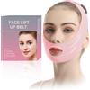 Generico Cintura per il Viso V-Line Fascia Liftante per il Viso, 2024 Nuova Doppio Mento Cintura Viso per il Lifting Viso in Seta di Ghiaccio Cinghie Rassodamento dei Contorni Viso per Uomini e Donne, Rosa