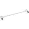 Axing sak02102 QuickFix Patch F cavo 20 cm con spina a gomito F Bianco cavo coassiale