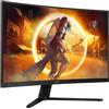 AOC Gaming CQ32G4VE Monitor curvo QHD da 32 pollici, 180 Hertz, 0,5 ms, HDR10, FreeSync Premium (2560x1440, HDMI, DisplayPort) nero/grigio