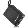 NGS Roller Fury 1 Black - Altoparlante Bluetooth portatile 5.0, 15 W, IPX6 Impermeabile, Luci RGB, True Wireless TWS, USB, Batteria 9 ore, Nero