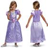Disney Princess Costume da Rapunzel per il 100° anniversario, prodotto ufficiale Disney di Disguise, bellissimi dettagli scintillanti, dettagli adorabili, per bambine dai 3 ai 4 anni, 4 ai 6 anni e ai
