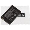 SHLOK Batteria per originale BL-5CB Li-ION per Nokia C1-01/C1-02/X2-05/Nokia 1616/1800/100/101/105/106/109 con panno di pulizia Shlok