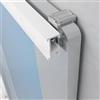 Byour3 - Agganci regolabili per Barre con strappo - Supporto bastoni NO FORO Binari tenda a pannello o tenda a vetro finestra Gancini per tende a pacchetto senza forare infisso (1 Coppia da 15 a 26mm)