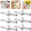 Hshenjhu 6 Pezzi Chiudi Sacchetti, Clip di Chiusura in Plastica Mollette Chiudi Sacchetti, Chiudi Sacchetti Cucina con Beccuccio, per Sacchetti Chiusura a Clip per l'ufficio Della Cucina di Casa