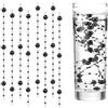 KHDULQ 18 Pezzi Perle Nero, Floating Pearls Beads, Centrotavola Natalizio, Perle Galleggianti per Vasi, per Vaso, Riempitivo per Bottiglie d'Acqua, Matrimonio, Decorazione Centrotavola (1.2M)