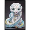 DCIDBEI Quaderno Pittura Diamanti Serpente A5 Pagine Bianche Puzzle Perline Adesive Diario Libro Arte Diamond Painting Quaderno Schizzi Regalo di Compleanno per Ragazze Bambini Tempo Libero 50 Fogli