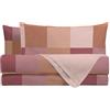 Mahome Set Lenzuola Letto Matrimoniale 100% Cotone PERCALLE - Completo Letto Pregiato Cotone Morbido (Carter Burgundy)