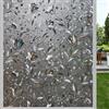 LEMON CLOUD Pellicola per Finestre per Proteggere la Tua Privacy, Vetro Colorato Senza Colla, Copertura Decorativa ad Adesione Statica, Tulipano 3D (90 x 400 cm, Grigio-nero)