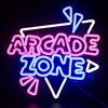Looklight ARCADE ZONE Segno al neon Rosa Blu Led Luce al neon Lettera Segno al neon Arte acrilica Segni al neon Decorazione murale per la camera da letto Sala giochi Zona bar Party Ragazzi Regalo