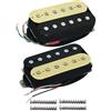 FLEOR Pickup per chitarra Alnico 5 Set di pickup Humbucker al manico e al ponte Zebra