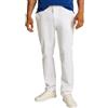 Tommy Hilfiger Uomo Pantaloni Chino Denton Chino Satin Straight Fit, Bianco (TH Optic White), 28W/33L