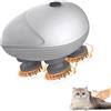 HIULLEN Massaggiatore Cuoio Capelluto Elettrico,Massaggiatore Elettrico Per La Testa,Portatile Massaggiatore Testa Rilassante Con 4 Teste Impastatrici,IPX7 Massaggio Completo Corpo Crescita Peli Cane