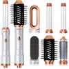 UKLISS Hair Styler 6 in 1, Air Styler Spazzola Volumizzante Asciugacapelli con Air Auto Wrap Capelli, Phon Spazzola, Asciugacapelli e Piastra, Spazzola Termica, Set Regalo Donna, Famiglia