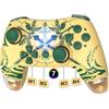 DYONDER Switch Controller, Wireless Switch Pro Controller for Switch/Switch Lite/Switch OLED, Wireless Gamepad for PC/iOS/Android with RGB/Programmable/Motion Control/Vibration/Turbo/Wake up(Yellow)