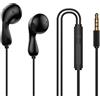 Luojuny Auricolare a bassa frequenza profonda Isolamento senza perdita di rumore cablato Cancellazione del rumore Suono chiaro Cuffie sportive Cuffie intrauricolari per bassi pesanti per Oppo Huawei