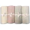 SpazioTessile Telo Arredo P Copritutto Copridivano Copriletto Multiuso Rigatino Rander Robusto Cotone Effetto Panama (Beige, Matrimoniale 260x280)