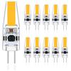 Homesally Warm White,10 PCS,Lampadine G4 LED, 3W G4 lampadine a LED, Bianco Caldo 2700K 300LM, Sostituzione per 30W Alogena, AC/DC 12V-24V, Senza Sfarfallio Non Dimmerabile, 5 Pezzi