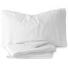 Morbidissimi Set Lenzuola Completo Letto in Flanella 100% cotone felpato Tinta Unita per letto Una piazza e mezza BIANCO