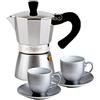 Tognana Caffettiera 5 Pezzi My coffee Silver 2 Tz Argento