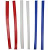 Jzhen 6 Pezzi Sriscia di Misurazione dell'Impasto,Strisce di Spessore in Silicone per Impasto, Set di Guide per Mattarello, Accessori per Pasticceria