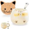 Yalucky Regalo per le donne carino roba di Natale gatto tazza da caffè amicizia regali in ceramica Kawaii tazza da tè divertente novità regalo di ringraziamento per fidanzata, ragazza, lei, mamma, sorella