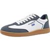 KangaROOS K-NES Larry, Scarpe da Ginnastica Uomo, White Jet Black, 44 EU