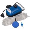 Osaga - Aeratore per acquario e stagno, serie MK, set completo con pompa ad aria regolabile