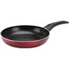 Sitram 711899 - Padella in alluminio pressato CHERRY Ø 20 cm, rivestimento antiaderente, colore rosso metallizzato, tutti i piani cottura inclusi induzione