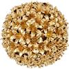 Flair Flower Sfera di faggio artificiale, dorata, 12 cm, decorazione per feste, decorazione da tavolo, sfera artificiale, decorazione per matrimoni, feste, Capodanno
