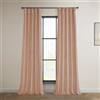 HPD Half Price Drapes HPD Drapes Heritage Tende in velluto felpato, lunghe 248 cm, oscuranti, per camera da letto e soggiorno, 127 x 238 cm (larghezza x lunghezza), 1 pannello, fiori di pesca