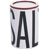 Villa d'Este Home Tivoli Barattolo sale in ceramica 750 ml, coperchio in bambù, Bigismore