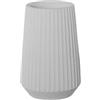 DRW Vaso in resina bianca granulata 40x40x60 cm