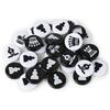 Andux Scacchi Backgammon Pezzi Di Plastica Solo Pedine GJXQQZ-01 (Pezzi degli scacchi)