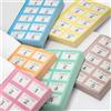 evelay 6 libri di 1-500 Cloakroom Lotteria Tombola Disegnare biglietti numerati Bingo colori misti