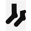 Calzedonia Calze Corte In Lana E Cotone Nero