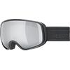 uvex scribble FM sph, maschera da sci Unisex bambino, black/silver-clear, one size