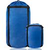 YINXN Sacco a pelo a compressione, 46 l, leggero, impermeabile, compatto, in nylon, per campeggio, escursionismo, viaggi, zaino in spalla