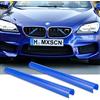 XMSCN Inserti per griglia a strisce per BMW, copertura anteriore a strisce compatibile con F30, F31, F32, F33, F34, F35, F36, G29, F20, F21, F22, F23, F24, F44, F40, Sport Style 2 pezzi