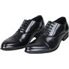 Evoga Scarpe Uomo Class Blu/Nero Lucido Vernice Eleganti Cerimonia (#A3 Nero, Numeric_43)