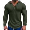 Generic Camicia Uomo Hawaiana Fantasia T Shirt Uomo Nera Lavoro Grigia Manica Lunga Regalo di San Valentino Verde L